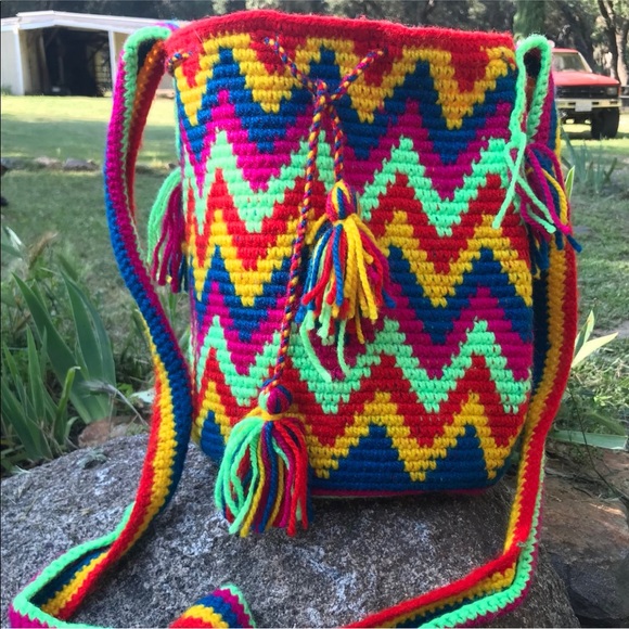 Mochilla/Wayuu Crossbody Bag - Picture 1 of 1